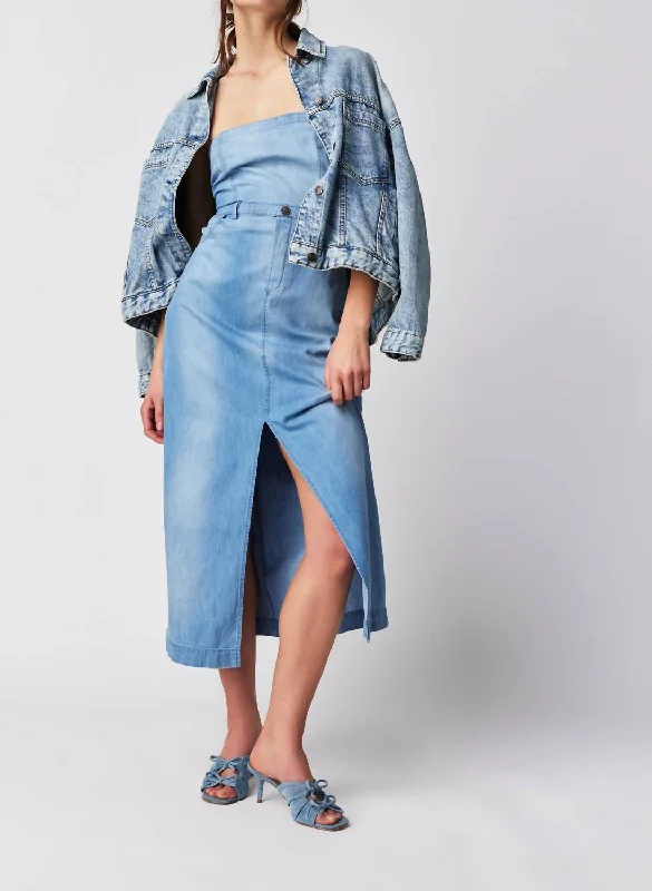 Stylish Deals Picture Perfect Midi Dress In Allure Limited - Edition Drops