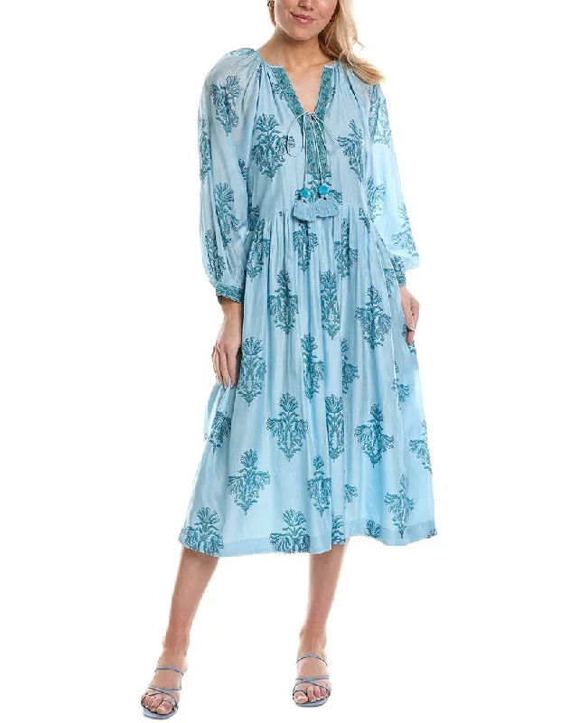 Elevated Casual Discounts bella tu Pasha Midi Dress Minimalist Chic