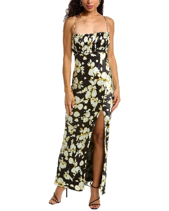 Timeless Elegance Redefined Nicholas Baro Silk Maxi Dress Casual Elegance