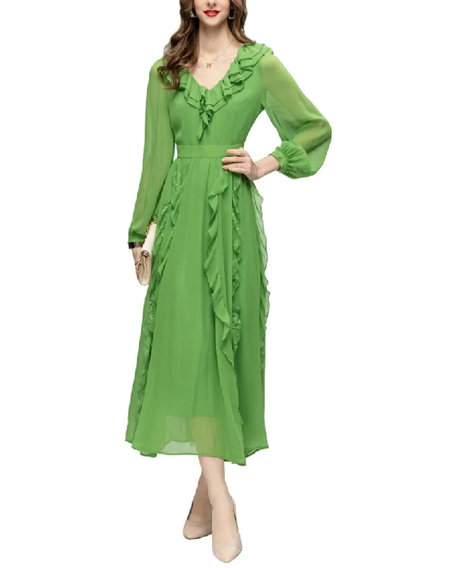 Find Your Unique Flair BURRYCO Maxi Dress Rustic Countryside Charm Look