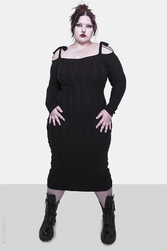 Women's Activewear Attire Trendy And Individual Women's Fashion Dark Temptations Maxi Dress Women's Activewear Attire Trendy And Individual Women's Fashion Dark Temptations Maxi Dress