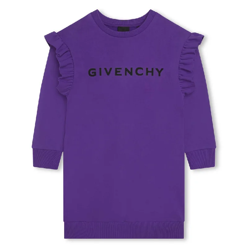 Effortless Style, Endless Impact Purple Long Sleeved Dress Romantic Flair