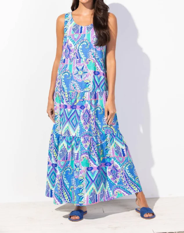 Hot Sale Veranda Maxi Dress In Paisley Chic Urban Fashion Look