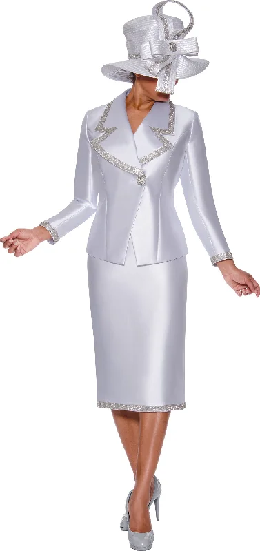 Exclusive Deals Online Divine Apparel G9872W Plus Size Long Sleeve Two Piece Jacket Skirt Set Today Only