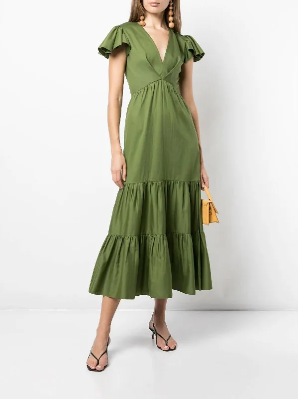 You'Ll Love Us Because Paloma Maxi Dress In Fern Green Urban Sophistication
