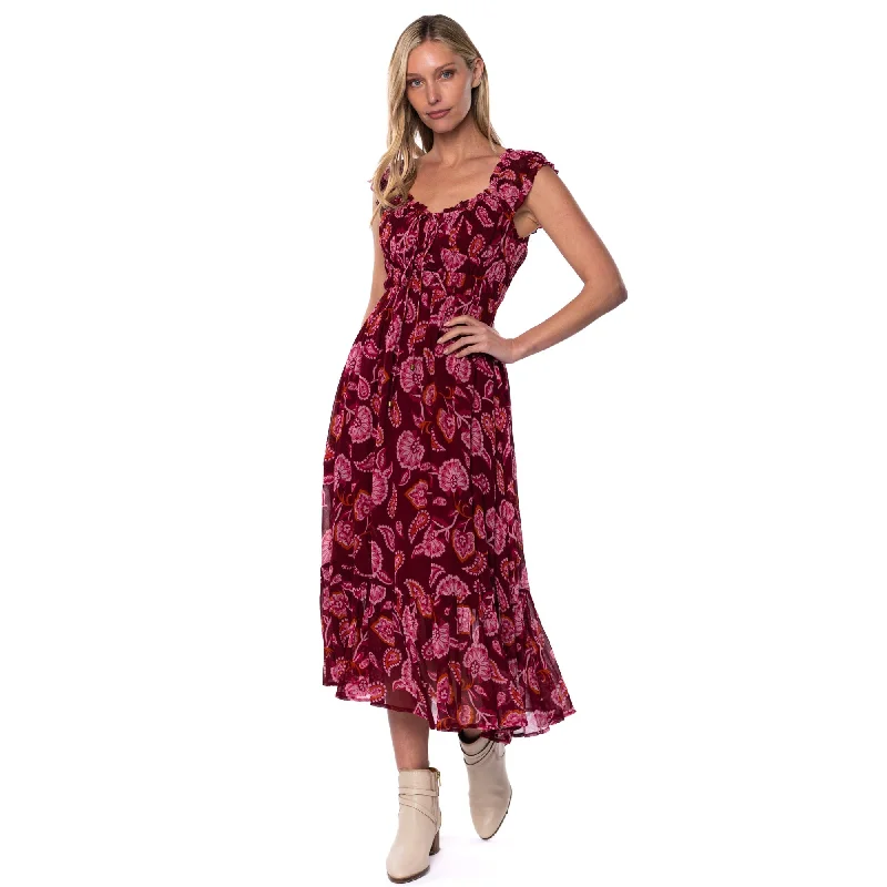 Effortless Sophistication Floremy Berry Dress