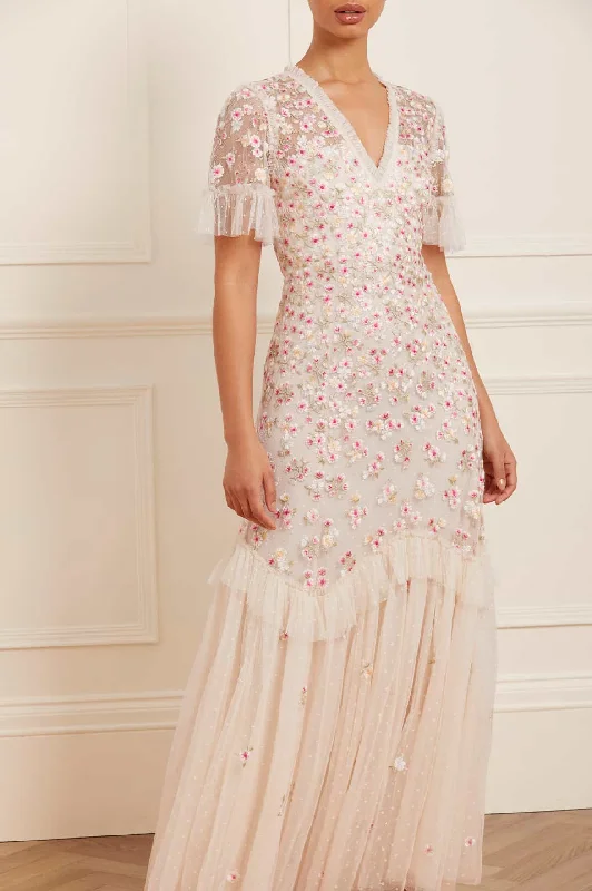 Urban Elegance Deals Evening Primrose Gown Y2K Nostalgic Fashion Look