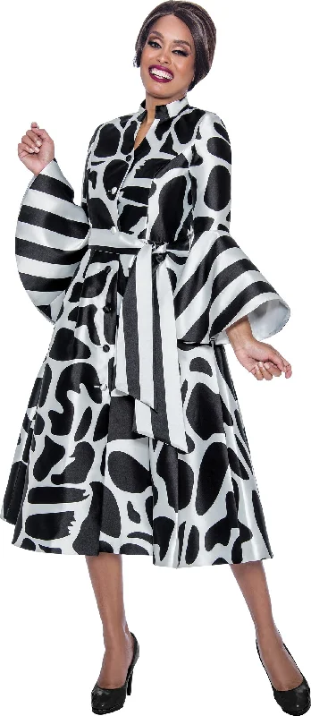 Shop Sales Divine Apparel DN12341W Plus Size Long Sleeve Printed Cocktail Dress Flash Sale