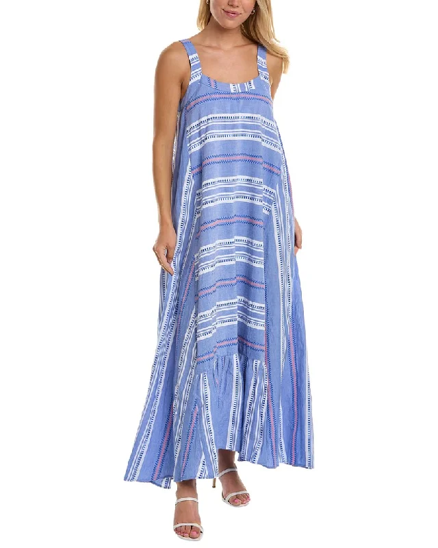Smart Casual Deals Ro’s Garden Frieda Maxi Dress Rustic Countryside Charm Look