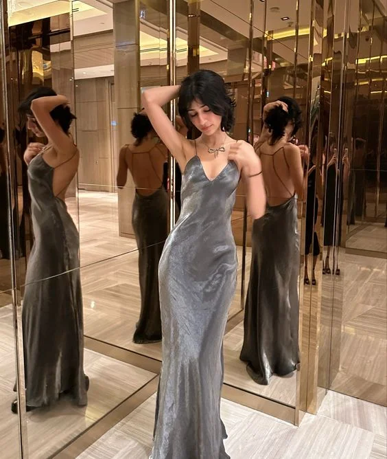 Break Fashion Norms New Style V Neck Long Evening Dress,Trendy Prom Gown Y7389 Urban Sophistication