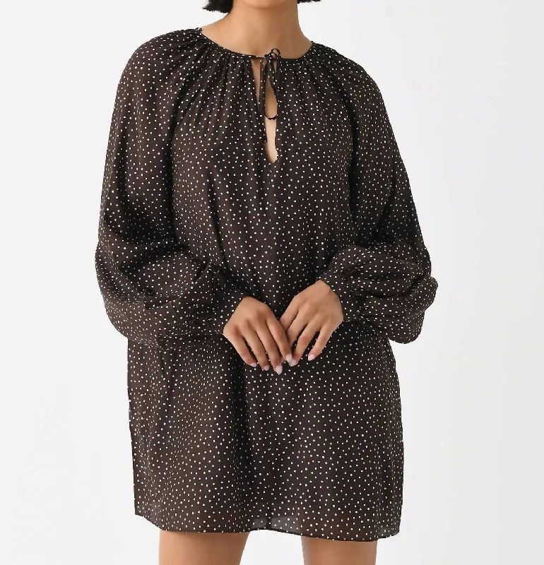 Limited Time Forever Mini Dress In Freckle