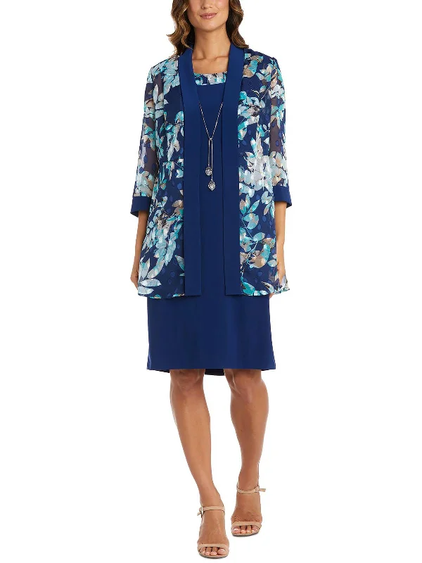 Athleisure Style Sale Womens 2PC Printed Midi Dress Exquisite Craftsmanship