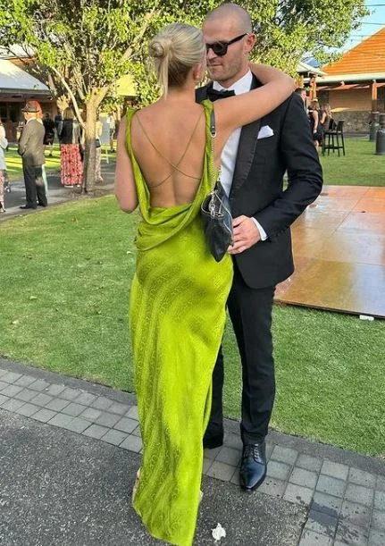 Comfortable Chic Sexy Backless Print Long Prom Dress Elegant Evening Dress Party Gown Y7502 Feminine Soft - Hued Styles