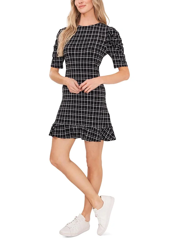 Essentials On Sale Womens Printed Mini Mini Dress