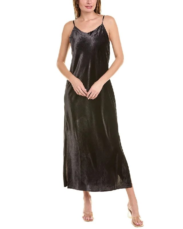Latest Fashion Splendid Velvet Breeze Maxi Dress Feminine Grace