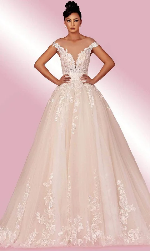 Luxury Fashion MNM Couture W2110 Bridal Dress Classic Charm