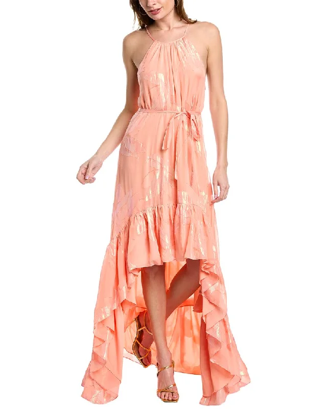 End-Of-Season Clearance Ramy Brook Sophia Silk-Blend Maxi Dress Graceful Drape