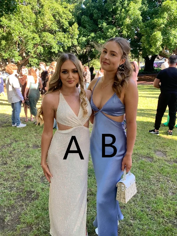 Massive Savings Sexy Sheath/Column V Neck Prom Dress,Different Style Prom Gown  Y4179 Everyday Glamour