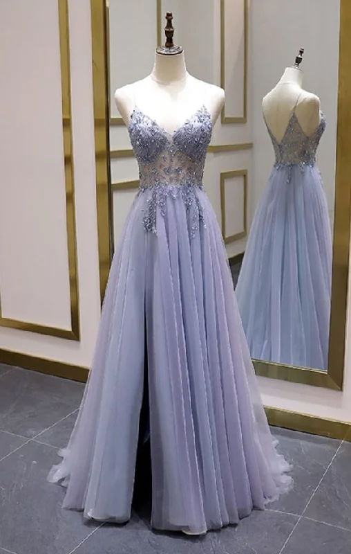 Casual Chic Deals Sexy Illusion Long Prom Dress Luxury Beaded A Line Long Formal Women Evening Gown Party Dress Y6760 Sleek Design