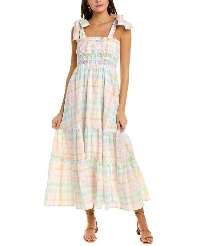 Timeless Style Promotions Kathleen Maeve Emma Linen-Blend Maxi Dress Classic Charm