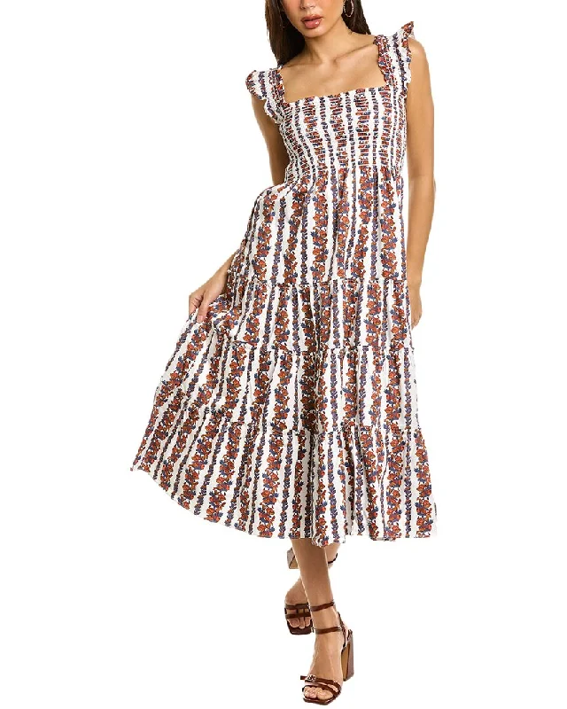 Trendy Looks On Sale REVERIEE Calypso Maxi Dress Feminine Grace