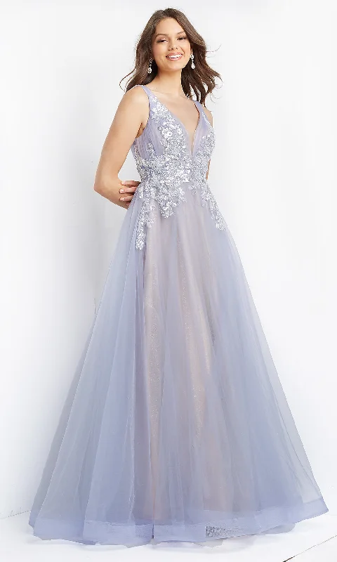 Fashion Sale JVN by Jovani Long Lavender Prom Ball Gown Discounts On Casual Weekend Styles