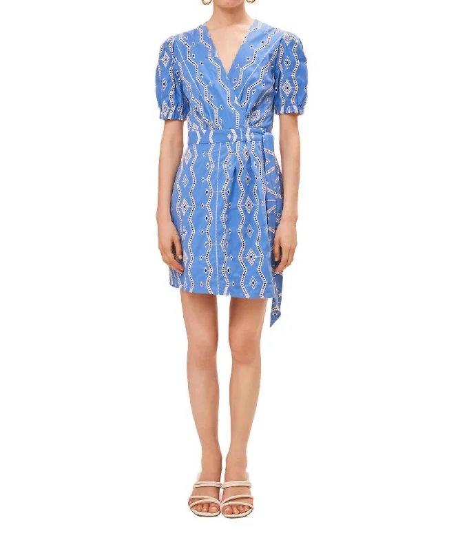 Effortless Style, Endless Impact Clem Mini Dress In Blue