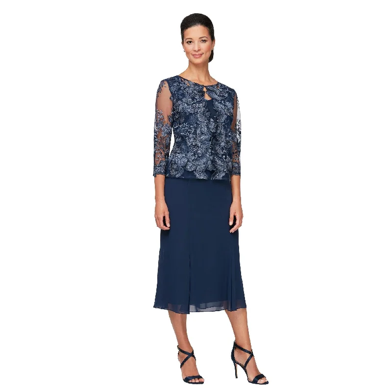 Fashion Forward, Function First Alex Evenings AE81122421 Long Mother of the Bride Gown Sale End - Of - Month Blowout