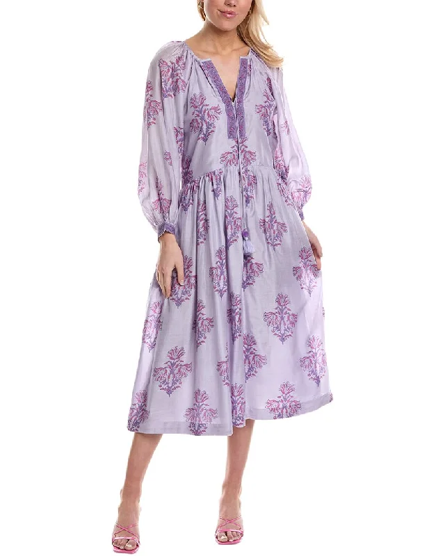 Retro Style Promotions bella tu Pasha Midi Dress Artful Design