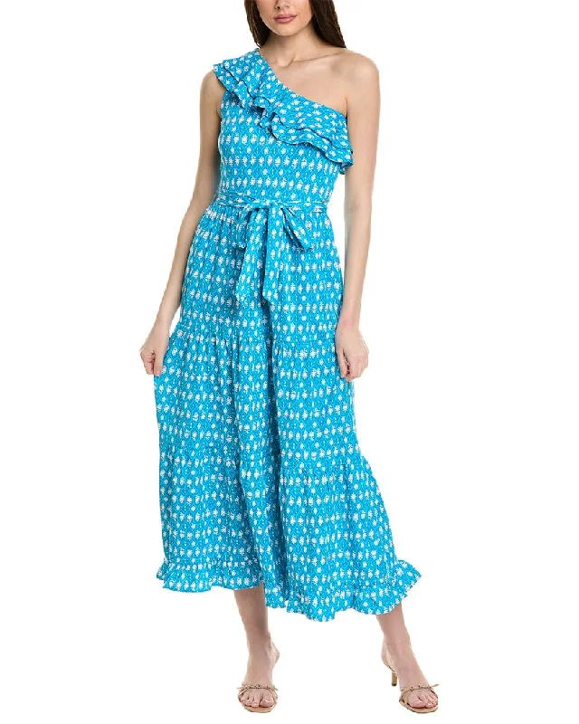 Urban Elegance Deals Cabana Life One-Shoulder Maxi Dress Vintage Elegance