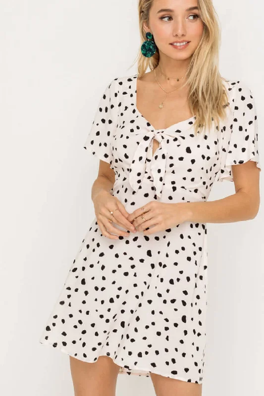 Hurry! Special Deals Ending Soon Front Knot Dress