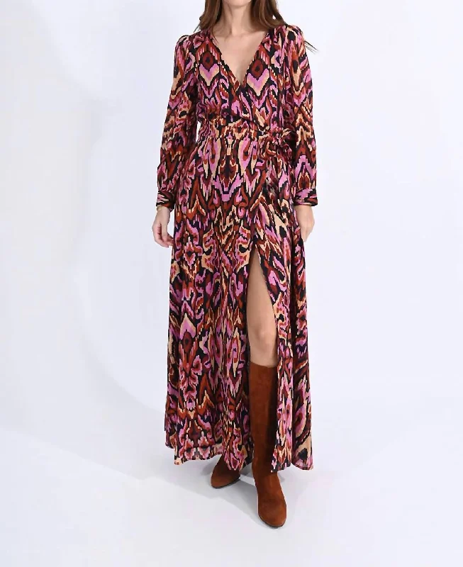 Fall Sale, Prices Drop Caught By Surprise Maxi Dress In Multi Refined Simplicity
