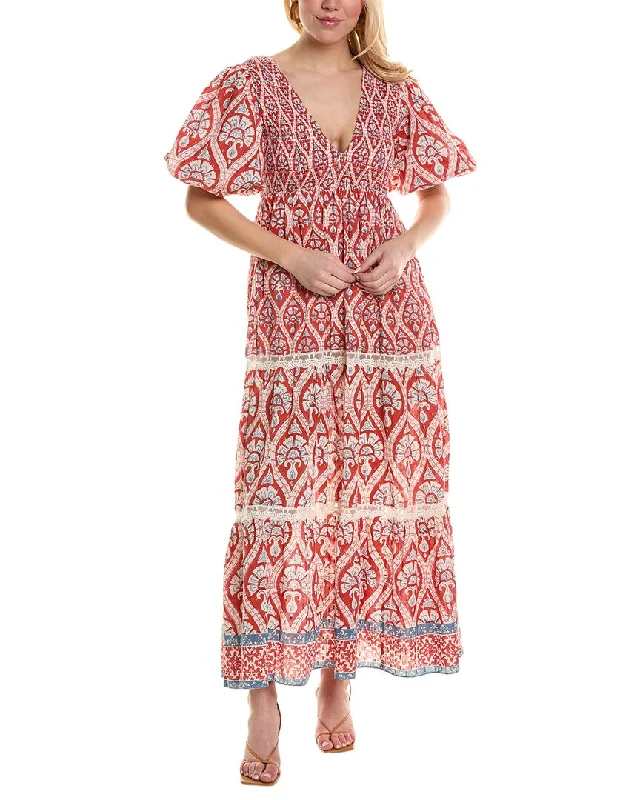 Summer Deals Garrie B Gianna Maxi Dress Feminine Soft - Hued Styles