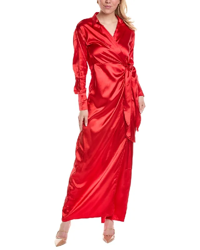 Insane Discount Onslaught Colette Rose Wrap Maxi Dress Luxury Comfort