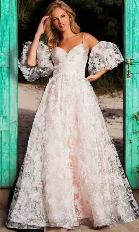 Sophisticated Fashion JVN by Jovani JVN37531 Lightweight Fabric