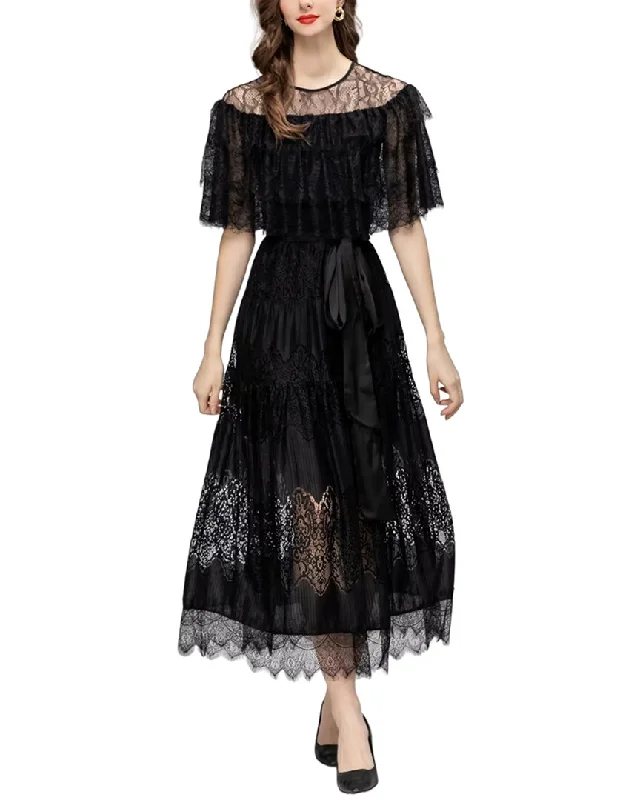 Limited Time Special Offer BURRYCO Maxi Dress Feminine Soft - Hued Look
