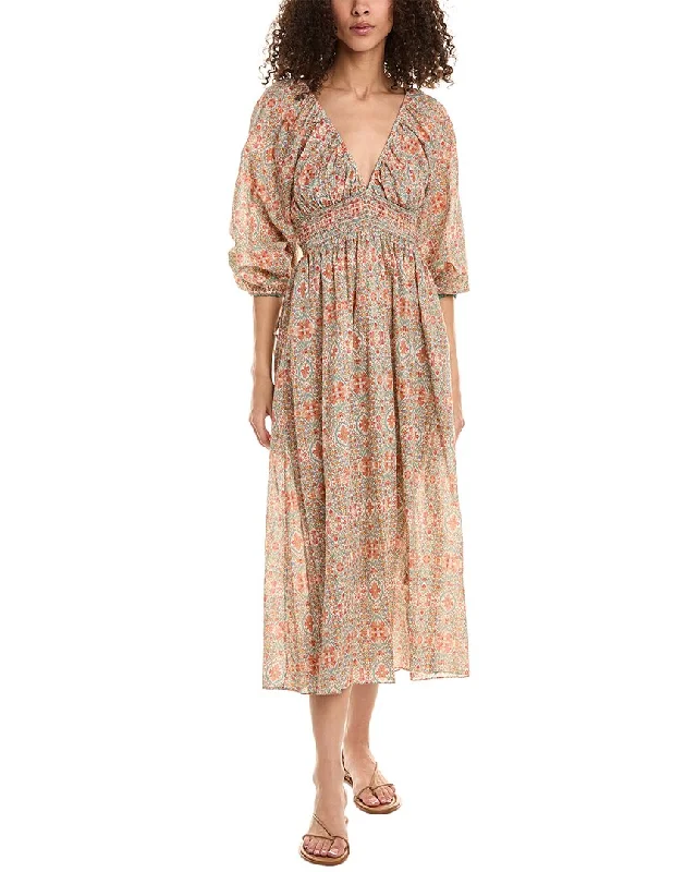 Weekend Exclusive Shoshanna Midi Dress Casual Elegance