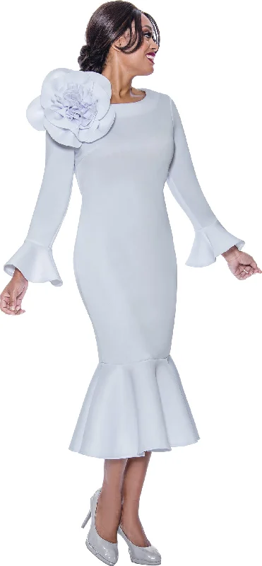 Style Redefined Divine Apparel DN12371W Plus Size Long Sleeve Fitted Dress Soft Textures