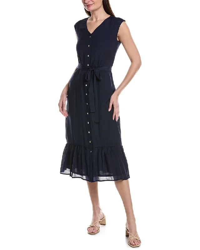 Statement Fashion Offers Nanette Nanette Lepore Caribbean Texture Midi Dress Fashion-Forward Style