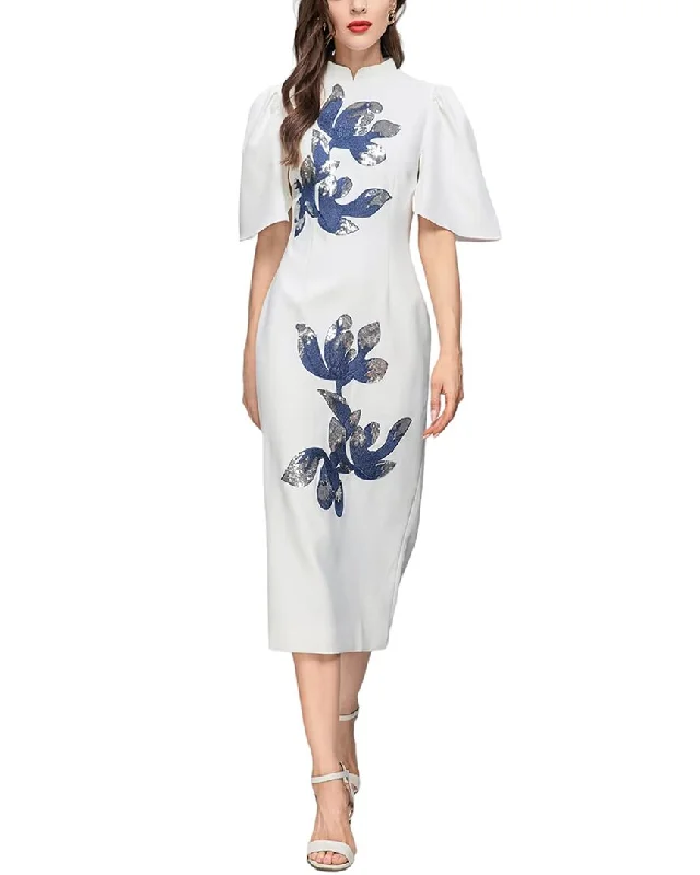 Modish Fashion Discounts BURRYCO Midi Dress Subtle Sophistication