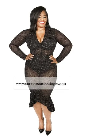 Flash Sale On Trendy Outfits – Don't Miss Out Harlem Glitter Sheer Mermaid Dress