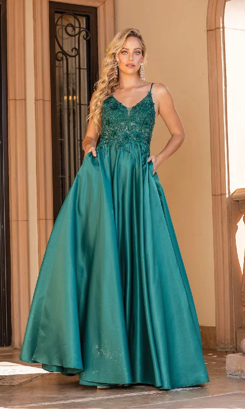 Modern Fashion Sale A-Line Ball Gown With Sheer Bodice Luxury Style