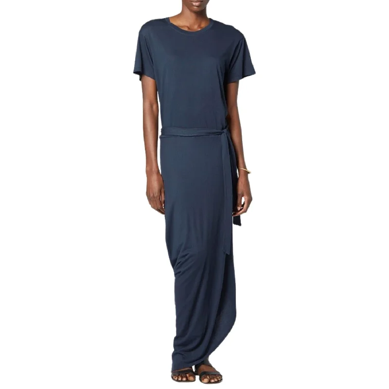 Limited Time Offers Vista Midi Dress In Navy Early Access To Art Deco Styles Sale