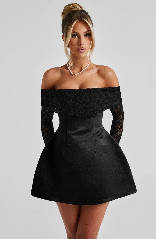 Classic Women's Apparel Inspired By You, Designed For You Georgianna Mini Dress - Black Classic Women's Apparel Inspired By You, Designed For You Georgianna Mini Dress - Black