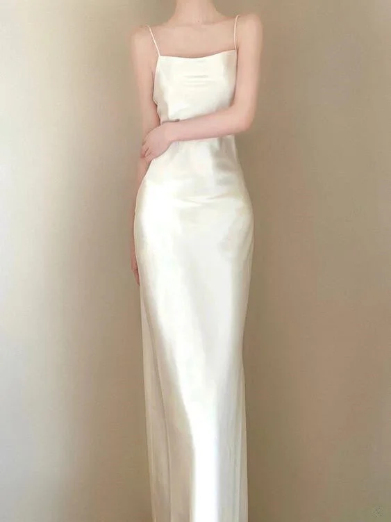 Timeless Elegance Redefined Elegant Spaghetti Straps Long Prom Dress,Formal Gown,Trendy Prom Dress Y7412 Luxe Layering