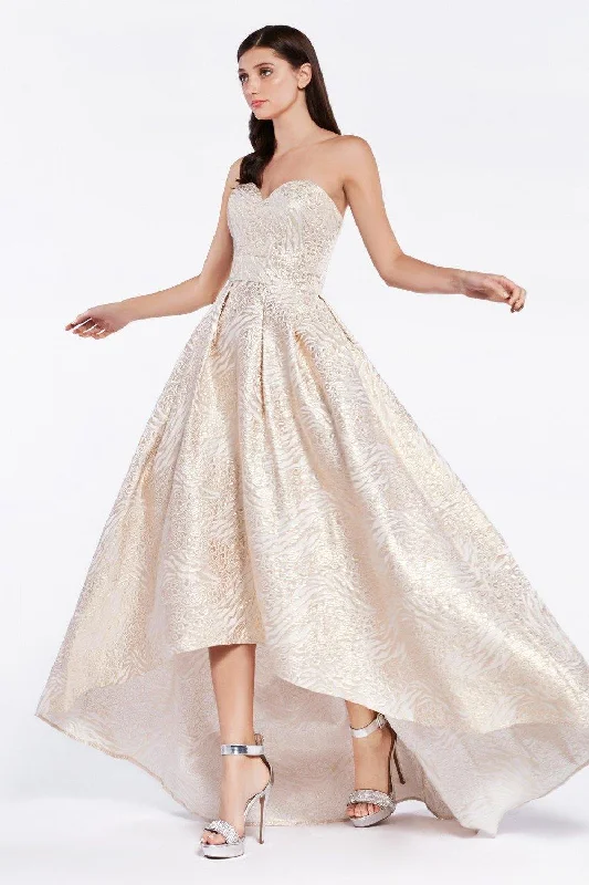 Fashionable Comfort Promotions Cinderella Divine CD5134 Strapless Long Prom Dress Evening Gown Coastal Beach - Inspired Style