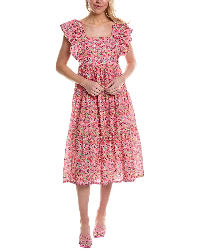 Fresh Fashion Discounts CROSBY by Mollie Burch Eloise Tie Midi Dress Effortless Comfort