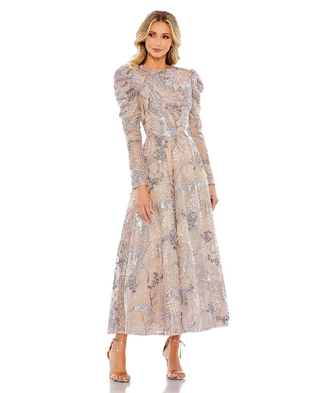 Flash Sale Starts Mac Duggal 20326 Long Sleeve A Line Mother of the Bride Dress Seasonal Trend