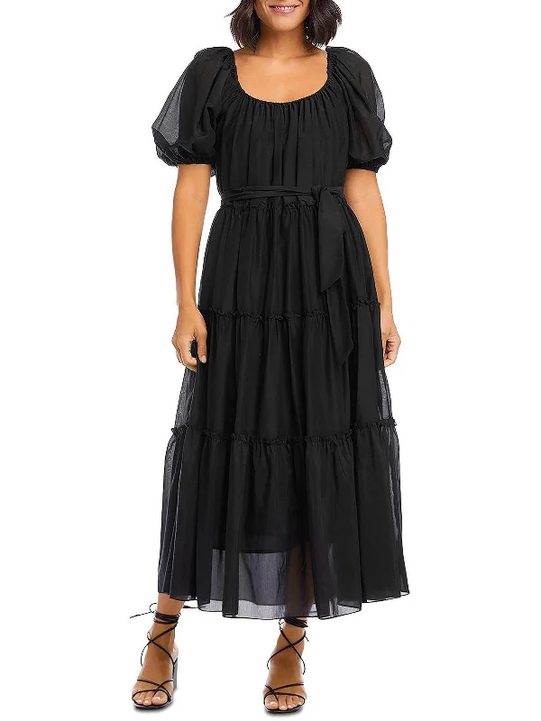Effortless Style, Endless Impact Womens Tiered Long Maxi Dress Feminine Charm