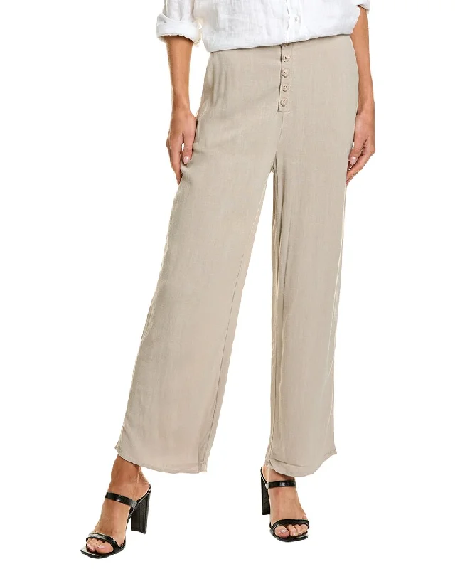 Vintage Clothing For Women Now On Sale For Chic Urban Styles Splendid Tessa Linen-Blend Pant Vintage Clothing For Women Now On Sale For Chic Urban Styles Splendid Tessa Linen-Blend Pant